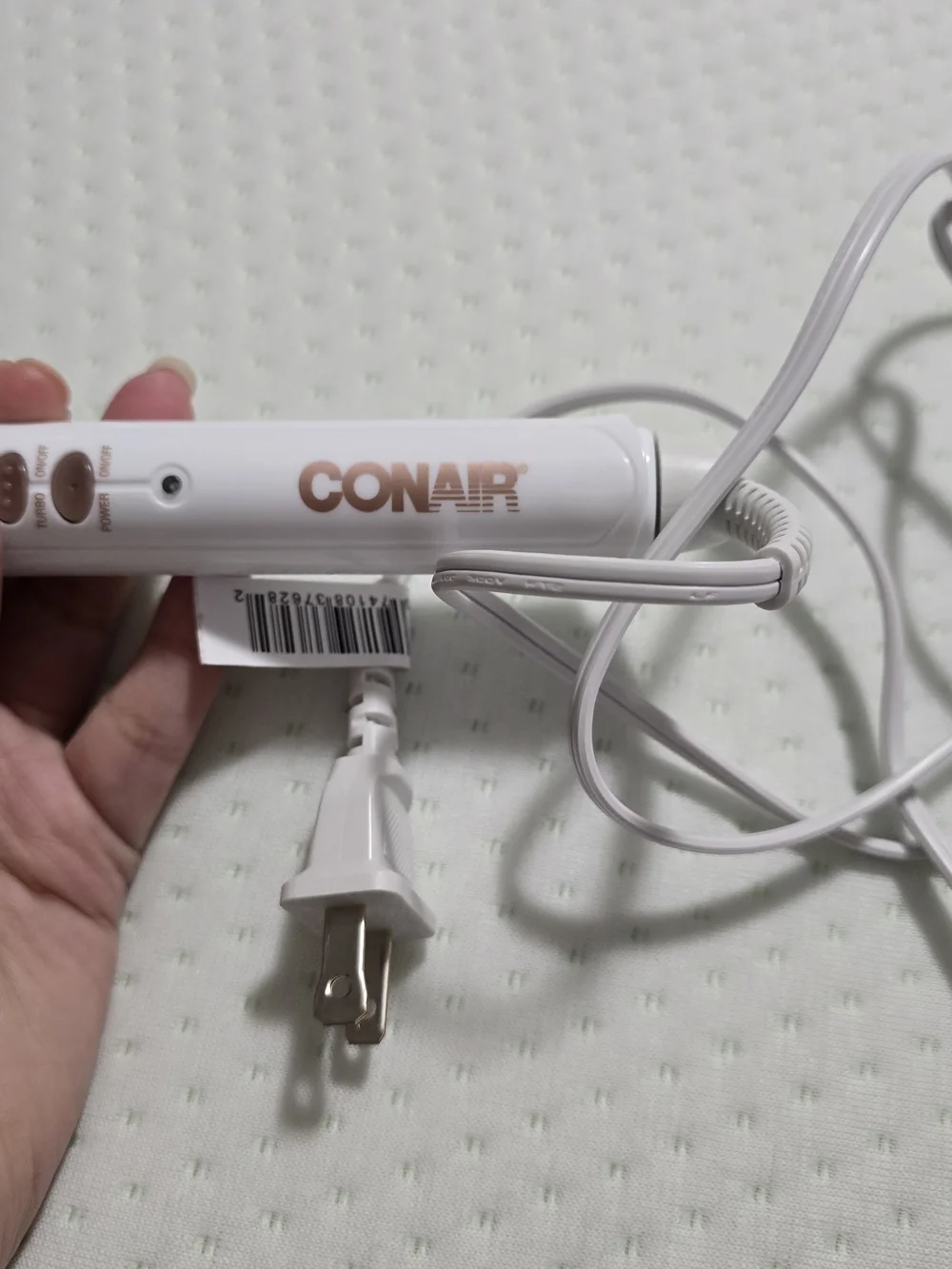 Conair Rose Gold Ceramic 1 1/4" Curling Iron - White/Rose Gold - Picture 4 of 5